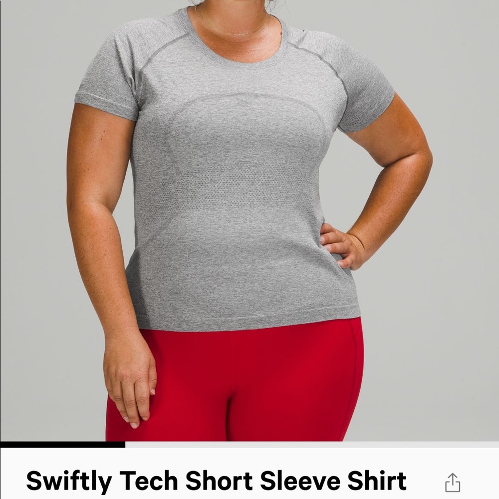 Lululemon swiftly tech short sleeve race length
